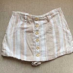 Forever21 Button-Front Mini Skirt shorts